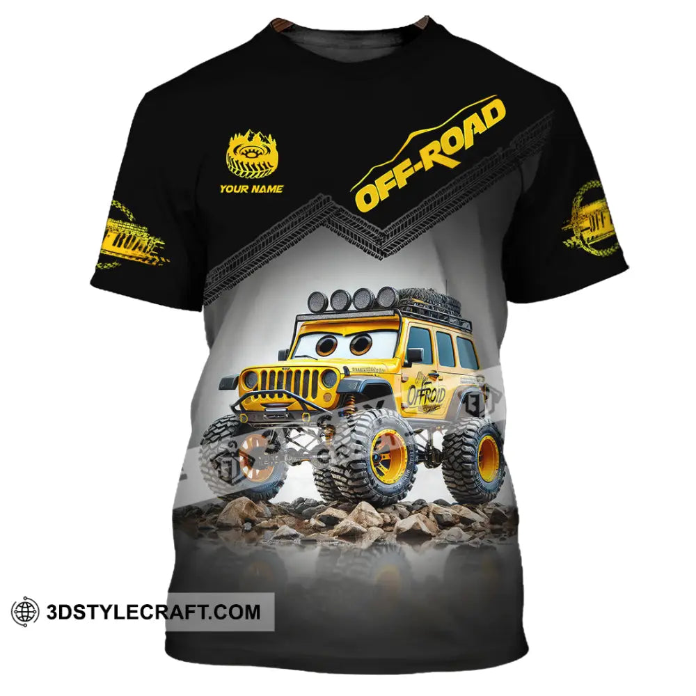 Unisex Shirt Custom Name Jeep Gift For Lover T-Shirt / S T-Shirt