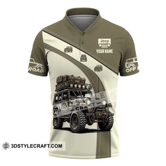 Unisex Shirt, Custom Name Jeep Gladiator Shirt, Jeep  Polo Long Sleeve Shirt style option 4