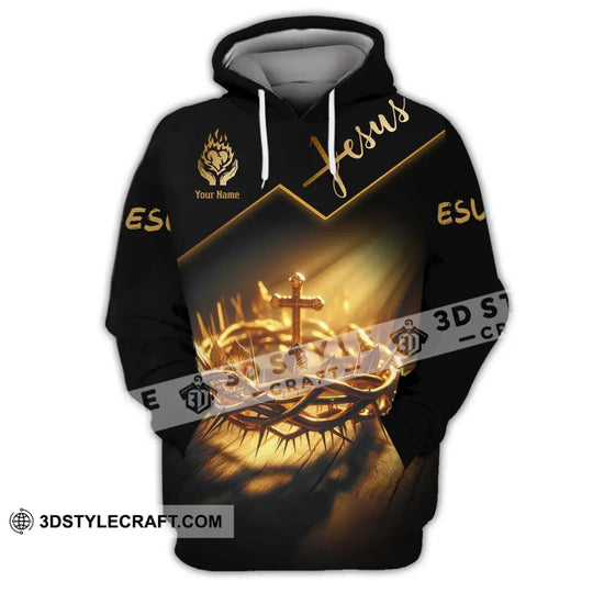 Unisex Shirt - Custom Name Shirt Jesus Crown Of Thorns style option 2