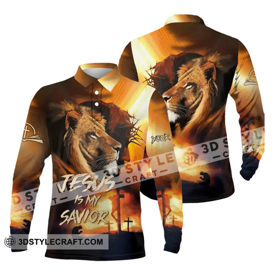 Unisex Shirt - Custom Name Jesus Shirt My Lion Savior style option 3