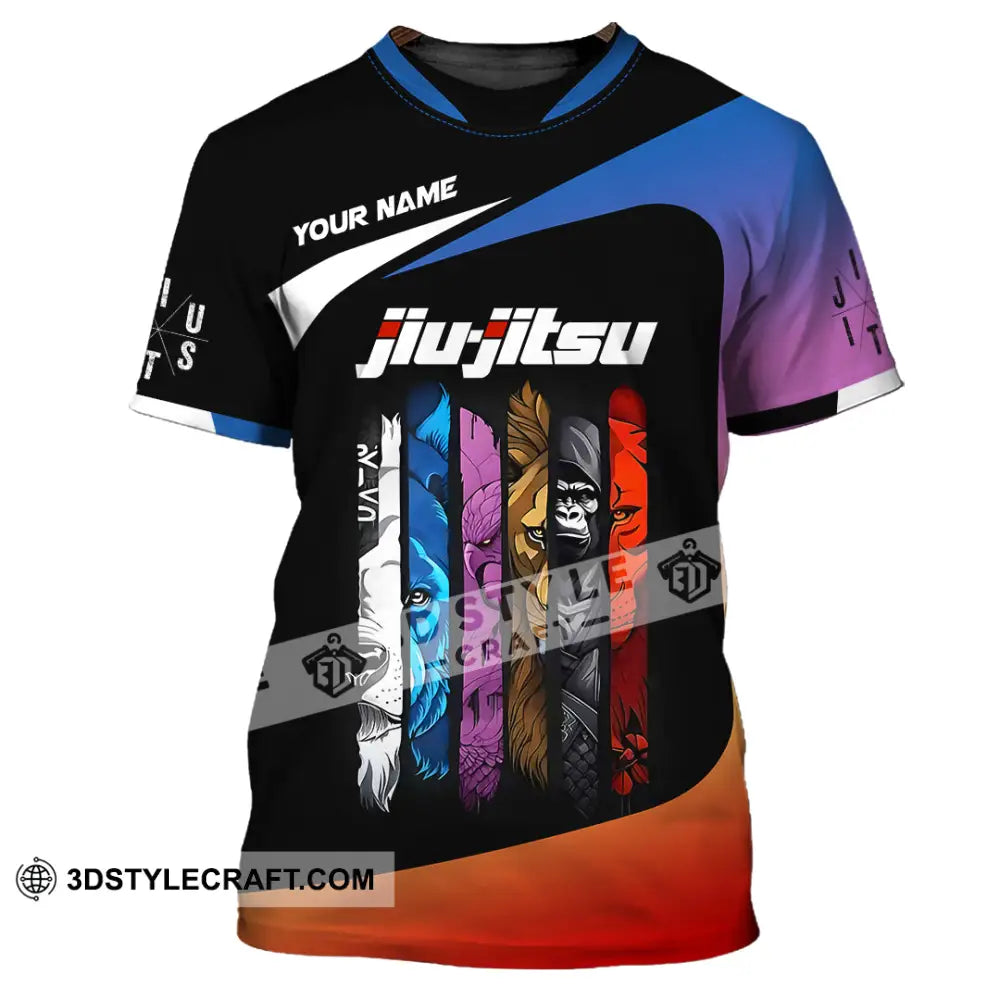 Unisex Shirt Custom Name Jiujitsu Lover Gift T-Shirt / S T-Shirt