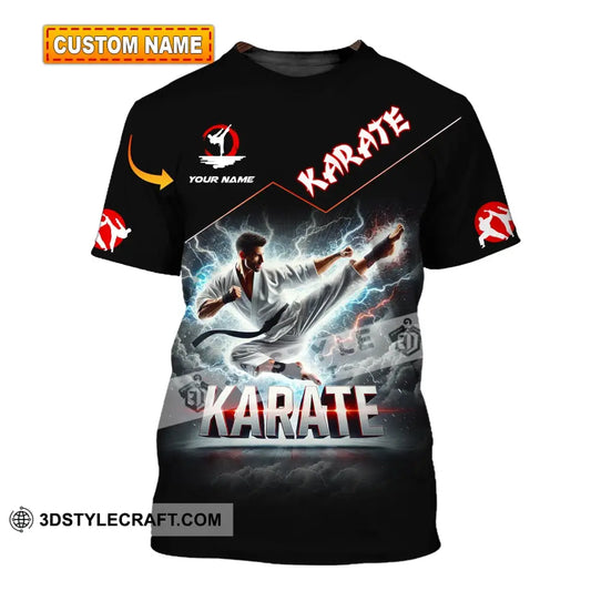 Unisex Shirt - Custom Name Karate T-Shirt