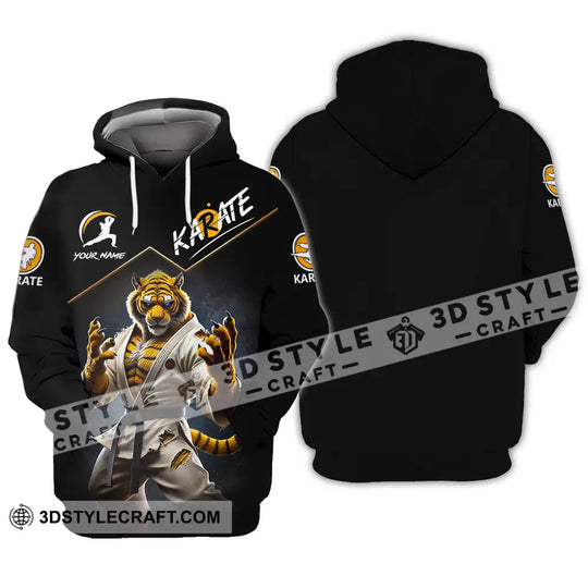 Unisex Shirt - Custom Name Karate Shirt, Tiger style option 3