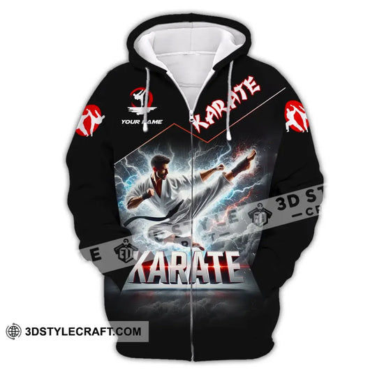 Unisex Shirt - Custom Name Shirt Karate style option 3