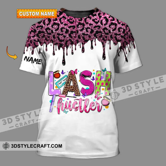 Unisex Shirt - Custom Name Shirt Lash Hustler style option 1