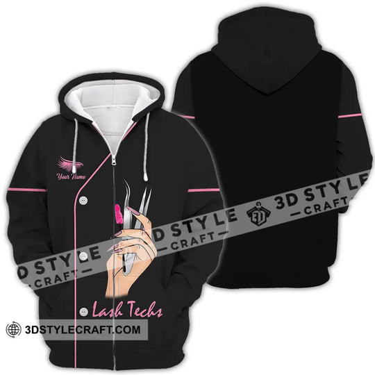Unisex Shirt - Custom Name Shirt Lash Teaches style option 4