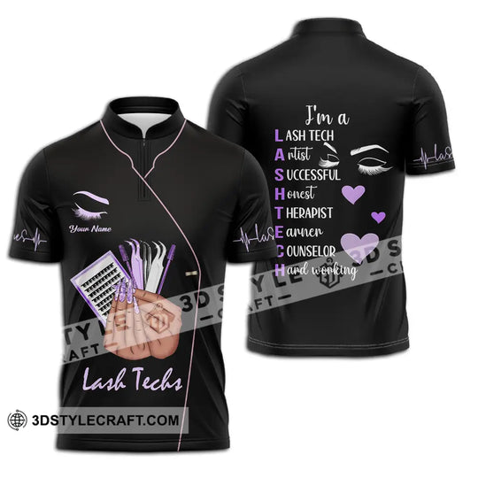 Unisex Shirt - Custom Name Shirt Lashes Teaching style option 2