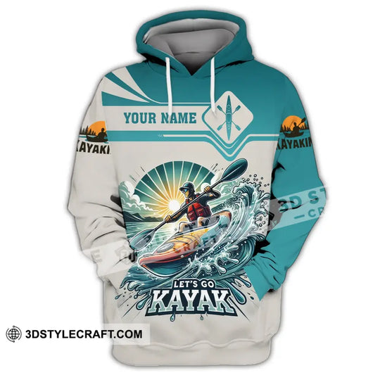 Unisex Shirt - Custom Name Let Go Kayak Shirt style option 2