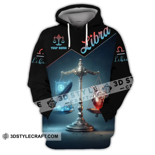 Unisex Shirt - Custom Name Shirt Libra style option 2