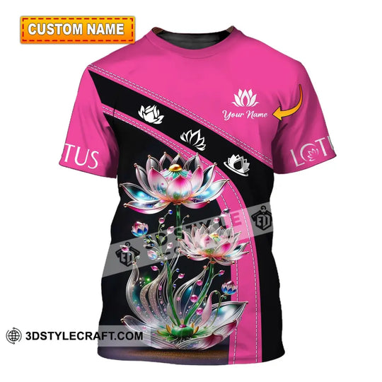 Unisex Shirt - Custom Name Shirt Lotus style option 1
