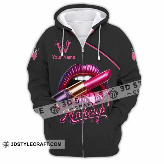 Unisex Shirt, Custom Name Make Up Artist Shirt, Make Up Artist T-Shirt, Make Up Artist Gift style option 3