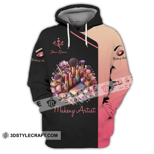Unisex Shirt - Custom Name Makeup Artist Shirt style option 2