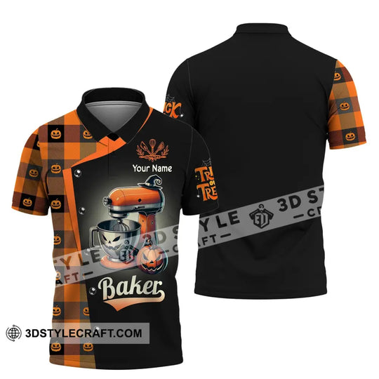 Unisex Shirt - Custom Name Shirt Making Cake Baker style option 3