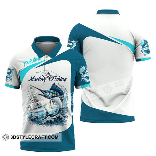 Unisex Shirt, Custom Name Marlin Fishing Shirt, Marlin Fishing Hoodie Shirt Polo Long Sleeve style option 4