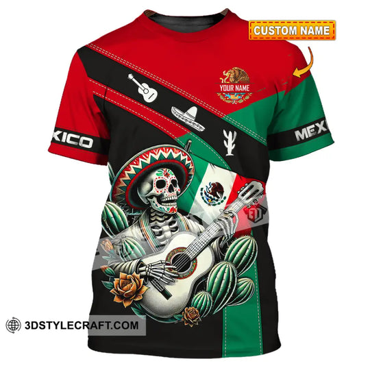 Unisex Shirt, Custom Name Mexico Shirt, Mexico Lover Polo Long Sleeve Shirt, Mexican Gift style option 1