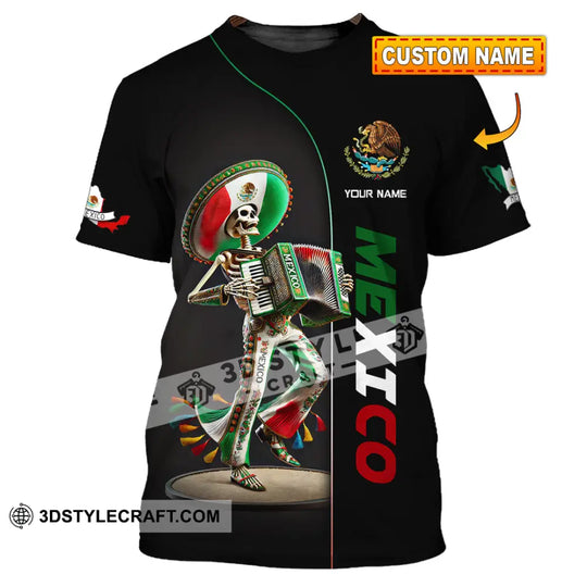Unisex Shirt, Custom Name Mexico Shirt, Mexico Lover Polo Long Sleeve Shirt, Mexican Gift style option 1