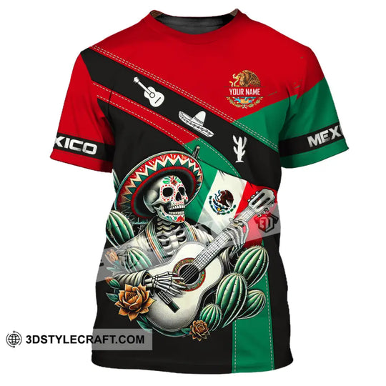 Unisex Shirt, Custom Name Mexico Shirt, Mexico Lover Polo Long Sleeve Shirt, Mexican Gift style option 2