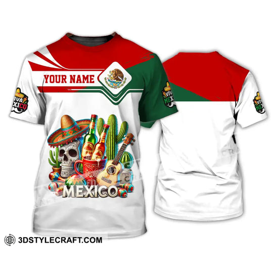 Unisex Shirt, Custom Name Mexico Shirt, Mexico Lover Polo Long Sleeve Shirt, Mexican Gift style option 2