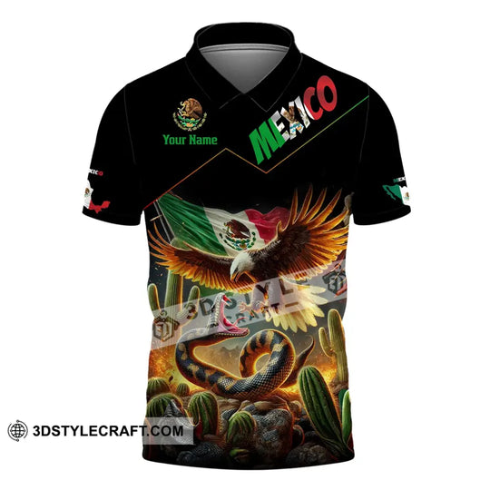 Unisex Shirt, Custom Name Mexico Shirt, Mexico Polo Long Sleeve, Mexico Gift style option 4