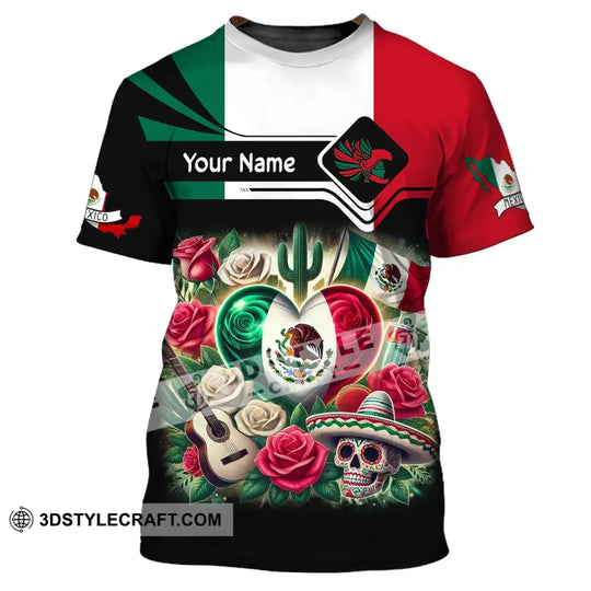 Unisex Shirt, Custom Name Mexico Shirt, Mexico Polo Long Sleeve, Mexico Gift style option 2