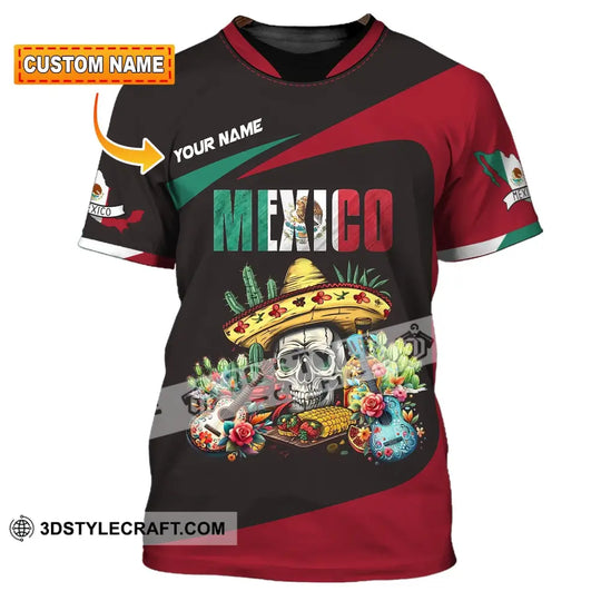 Unisex Shirt, Custom Name Mexico Shirt, Mexico Proud, Mexico Polo Long Sleeve, Mexico Gift style option 1
