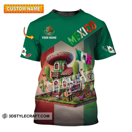 Unisex Shirt - Custom Name Shirt Mexico style option 1