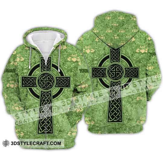 Unisex Shirt - Custom Name Shirt - Mini Heart Patrick's Day Gift, Happy Saint Patrick's Day style option 4