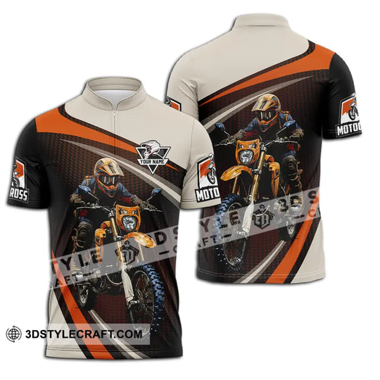 Unisex Shirt - Custom Name Motocross Shirt Racing Player style option 2