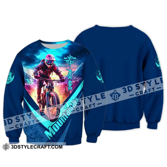 Unisex Shirt - Custom Name Mountain Bike Shirt, Mountain Biker style option 4