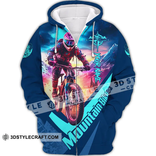 Unisex Shirt - Custom Name Mountain Bike Shirt, Mountain Biker style option 2