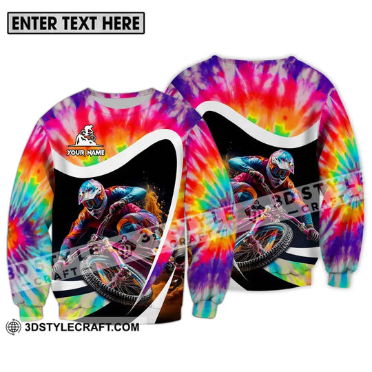 Unisex Shirt - Custom Name Mountain Bike Shirt For Player, Colourful style option 4