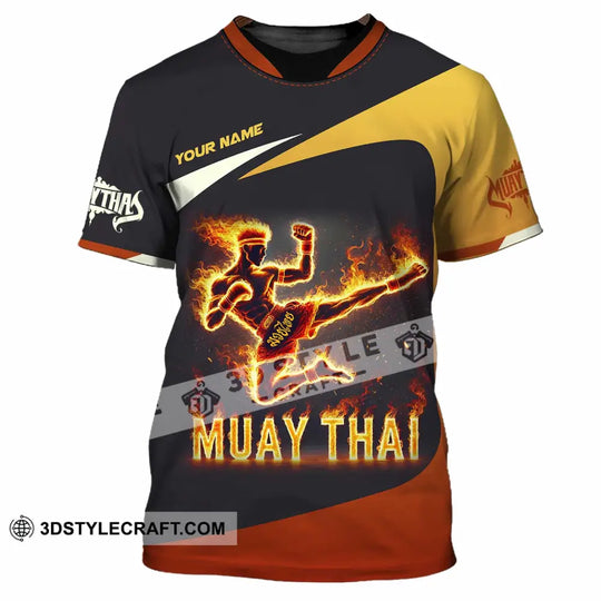 Unisex Shirt, Custom Name Muay Thai Shirt, Muay Thai Polo Long Sleeve Shirt style option 2