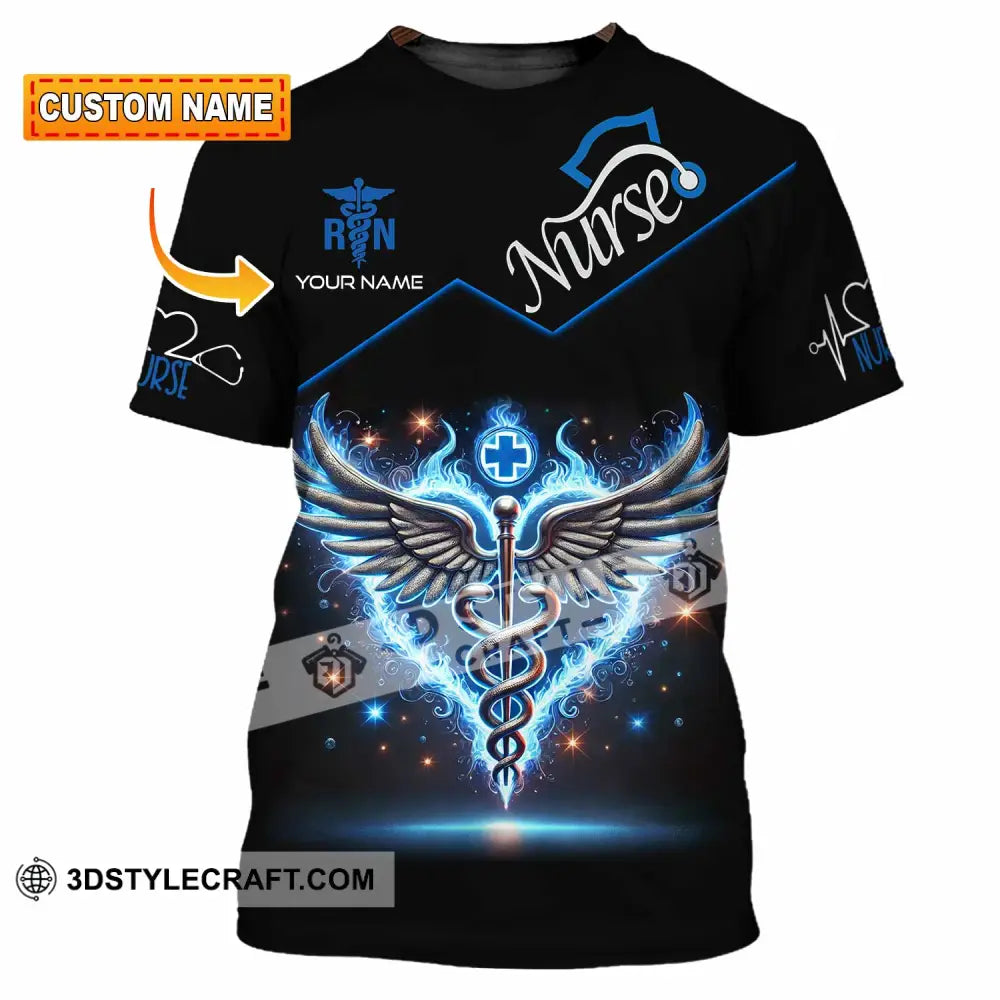 Unisex Shirt Custom Name Nurse T-Shirt T-Shirt