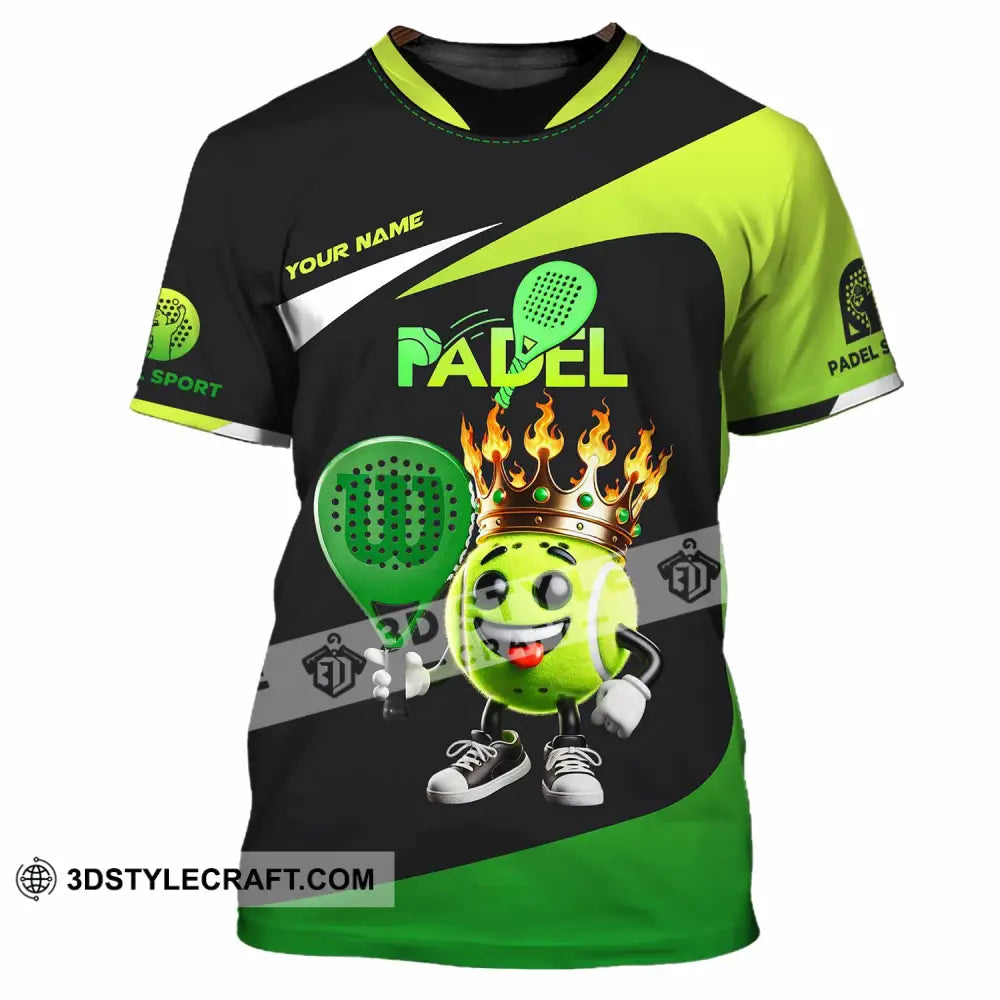 Unisex Shirt Custom Name Padel Polo Long Sleeve T-Shirt / S T-Shirt