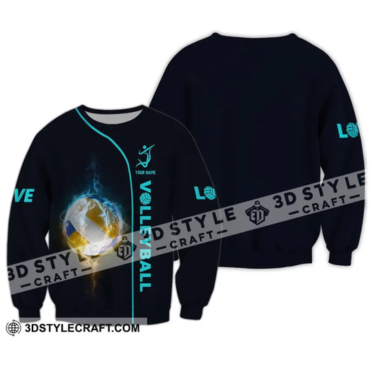Unisex Shirt - Custom Name Shirt - Personalized Volleyball Shirt - Volleyball Clothing style option 4