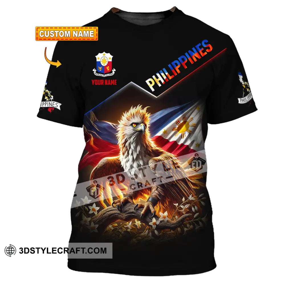 Unisex Shirt Custom Name Philippines Lover Gift T-Shirt