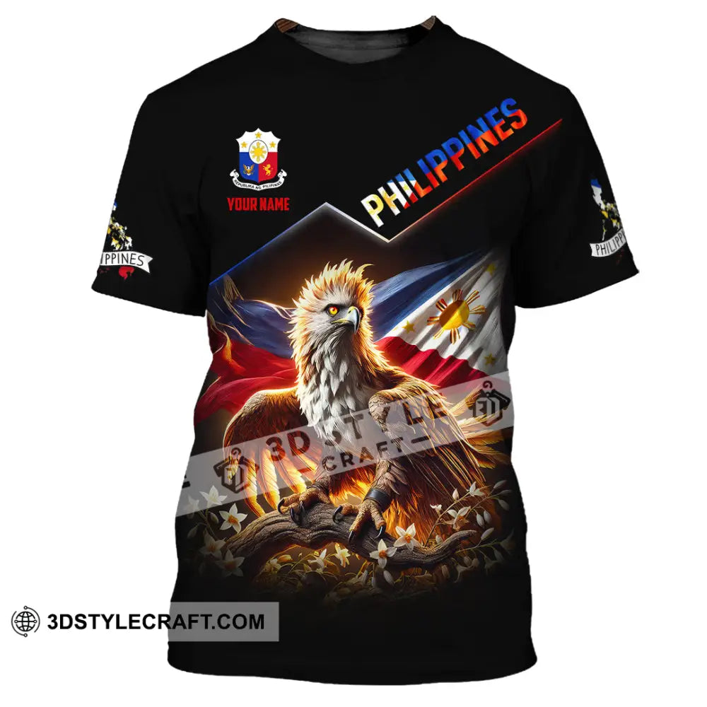 Unisex Shirt Custom Name Philippines Lover Gift T-Shirt / S T-Shirt