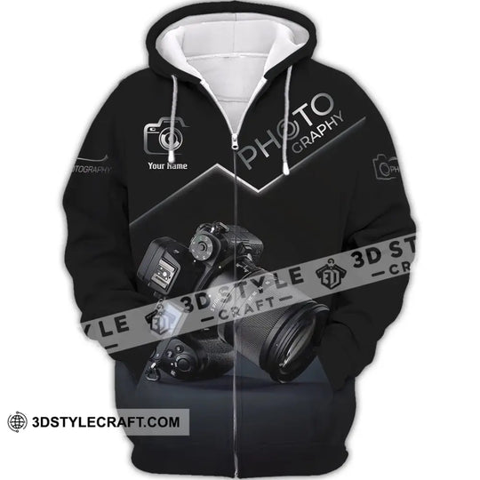 Unisex Shirt, Custom Name Photographer Shirt, Photographer Long Sleeve, Photographer Gift style option 3