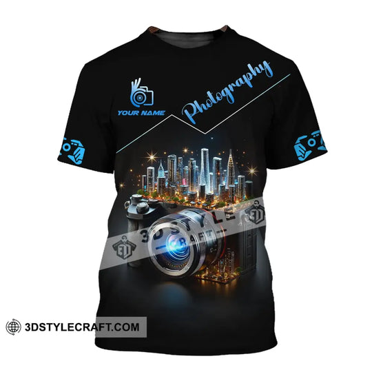 Unisex Shirt, Custom Name Photographer Shirt, Photographer Polo Long Sleeve Shirt style option 2