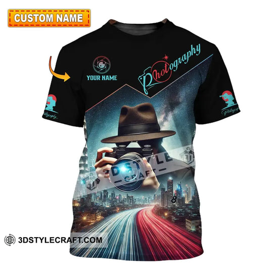 Unisex Shirt - Custom Name Shirt Photography style option 1