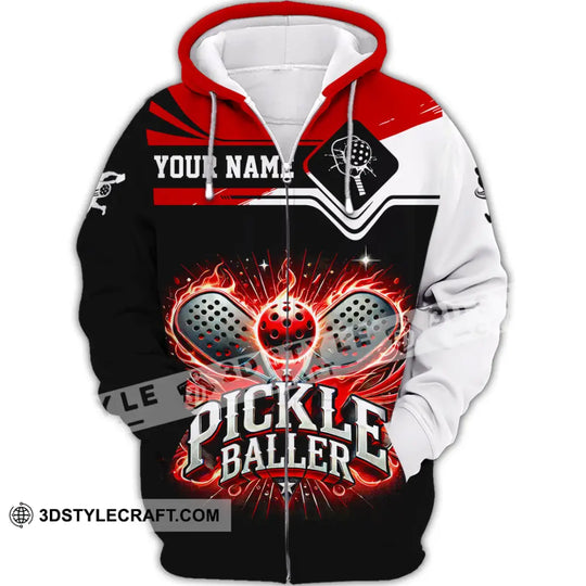 Unisex Shirt, Custom Name Pickleball Shirt, Pickleball Lover Polo Long Sleeve Shirt, Pickleball Gift style option 3
