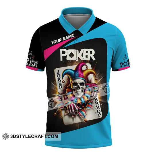 Unisex Shirt, Custom Name Poker Shirt, Gift for Poker Lover style option 4