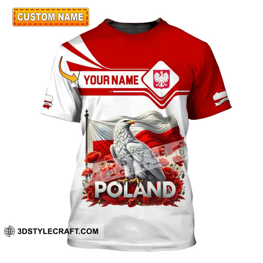 Unisex Shirt, Custom Name Poland Shirt, Poland Polo Long Sleeve Shirt, Poland Gift style option 1