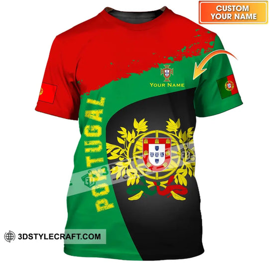 Unisex Shirt - Custom Name Shirt - Portugal Shirt, Custom Name style option 1