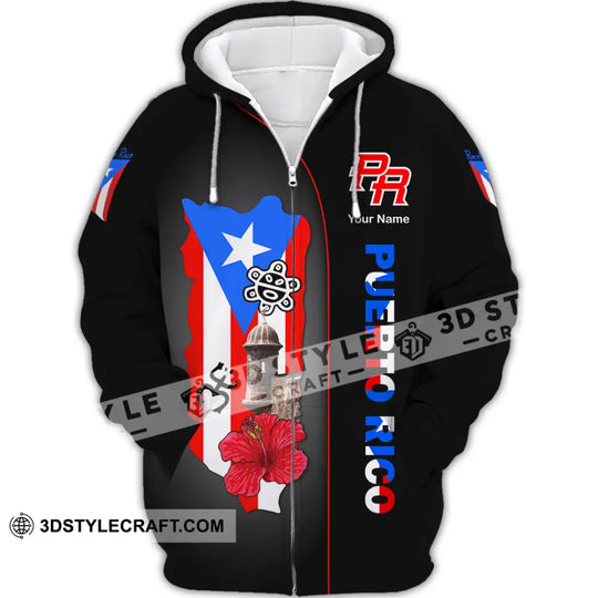 Unisex Shirt, Custom Name Puerto Rico Shirt, Puerto Rico Lover Polo Long Sleeve Shirt, Puerto Rico Gift style option 3