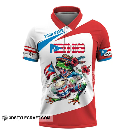 Unisex Shirt, Custom Name Puerto Rico Shirt, Puerto Rico Polo Long Sleeve, Puerto Rico Gift style option 4