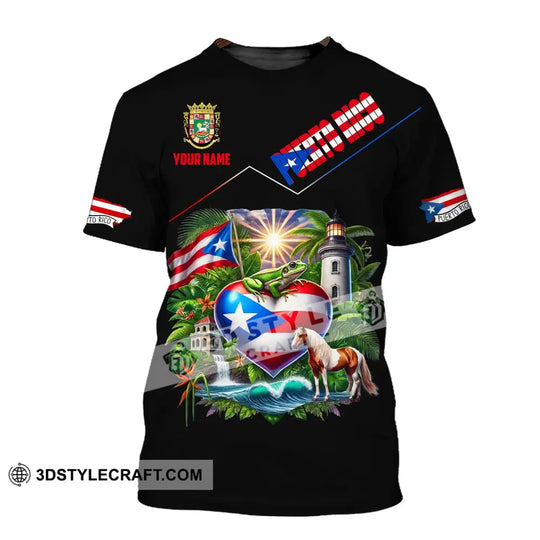 Unisex Shirt, Custom Name Puerto Rico Shirt, Puerto Rico Polo Long Sleeve, Puerto Rico Gift style option 2