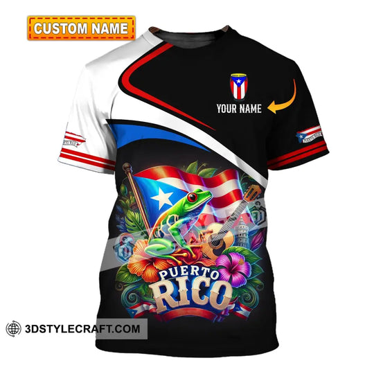 Unisex Shirt - Custom Name Puerto Rico Shirt style option 1
