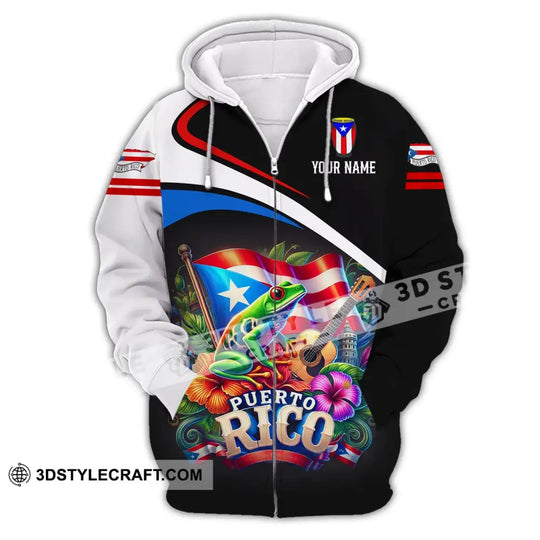 Unisex Shirt - Custom Name Puerto Rico Shirt style option 3