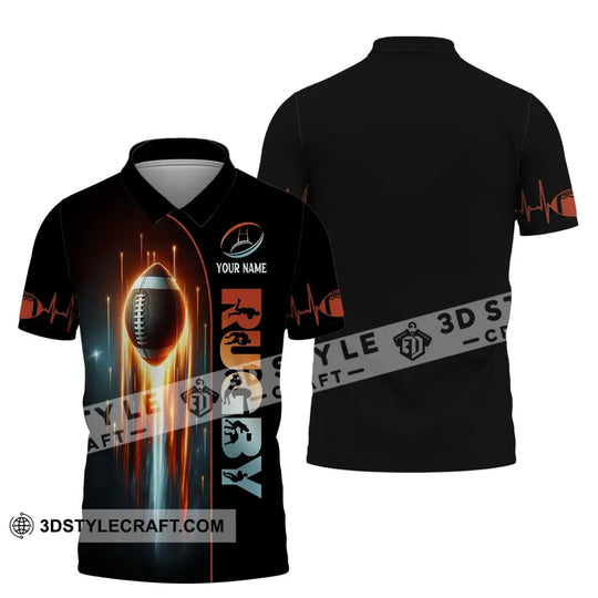 Unisex Shirt, Custom Name Rugby Football T-Shirt, Rugby Shirt, Gift for Rugby Lover style option 4
